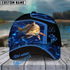 BlueJose Fishing Blue Water Outdoor Personalized Name Classic 3D Cap (13 Breeds)
