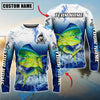 Bluejose Fishing Freshwater Strike Legend Custom Name & Team Name 3D Shirts (12 Breeds)
