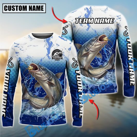 Bluejose Fishing Freshwater Strike Legend Custom Name & Team Name 3D Shirts (12 Breeds)