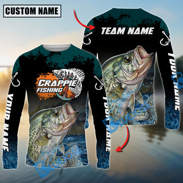 Bluejose Crappie Fishing The Ultimate Master Custom Name & Team Name 3D Shirts