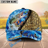 BlueJose Fishing Ocean Wave Skin Design Personalized Cap (13 Breeds)