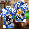 BlueJose Billiards 8 Ball & 9 Ball Fighting Explosion Personalized Name Shirt (4 Colors)