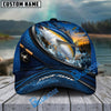 BlueJose Fishing Sunset Splash Navy Scale Reel Personalized Cap (13 Breeds)