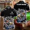 BlueJose Billiards 8-Ball 9-Ball Whiskey Tornado Pool Cue Personalized Name, Team Name Unisex Shirt (6 Colors)