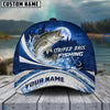 BlueJose Fishing Full Moon Forest Night Water Splash Fish Hooks Personalized Cap (13 Breeds)