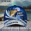 BlueJose Fishing Full Moon Forest Night Water Splash Fish Hooks Personalized Cap (13 Breeds)