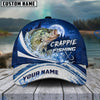 BlueJose Fishing Full Moon Forest Night Water Splash Fish Hooks Personalized Cap (13 Breeds)