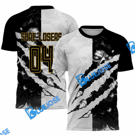 BlueJose Custom Skull Soccer Shirt