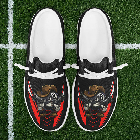 BlueJose Cowboy 8 Ball Cartoon Style Mesh Dude Shoes (4 Colors)