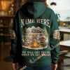 BlueJose Racoon Camping We Will Get There When We Get There Personalized Name Shirts