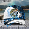 BlueJose Personalized Bass Fishing Cross Cap