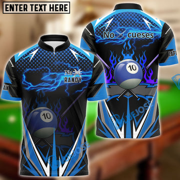 BlueJose Billiards Custom Shirt For No Xcueses Team