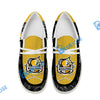 BlueJose Billiards Ball 9 Yellow Sport White Canvas Loafer Shoes