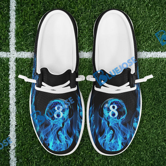 BlueJose Billiards Ball 8 Heavenly Flame Ver 2 Mesh Dude Shoes (4 Colors)