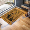 BlueJose Gone Fishing Be Back Later Crappie Fishing Custom Name Coir Doormat