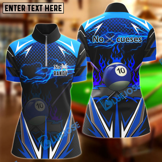 BlueJose Billiards Custom Shirt For No Xcueses Team