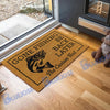 BlueJose Gone Fishing Be Back Later Walleye Fishing Custom Name Coir Doormat