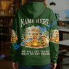 BlueJose Personalized Golden Retriever Camper Life Hoodie
