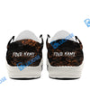 BlueJose Billiards Ball 8 & 9 Yinyang Dragon Tiger White Canvas Loafer Shoes ( 4 Colors )