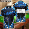 BlueJose Billiards Custom Shirt For No Xcueses Team