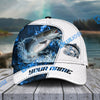 BlueJose Fishing Blue Lava Classic Fin Personalized Cap (11 Breeds)