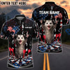 BlueJose Darts Patriotic Funny Opossum Dartboard Fireworks American Flag Personalized Name Shirt