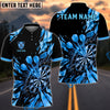 BlueJose Darts Luxury Triple Dart Crystal Explosion Dartboard Fantasy Personalized Name, Team Name Unisex Shirt (6 Colors)