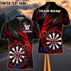 BlueJose Darts Dynamic Energy Burst Personalized Name, Team Name Unisex Shirt (4 Colors)