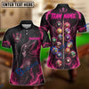 BlueJose Billiards 8 Ball Valkyrie Warrior Design Personalized Name Shirt (6 Colors)