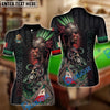 BlueJose Billiards 8 Ball Aztec Warrior Spirit Pride Mexico Eagle Serpent Design Personalized Shirt