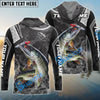 Bluejose Musky Fishing Gray Camo Sport Custom Name & Team Name 3D Shirts