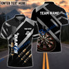BlueJose Darts Metalic Style Personalized Name, Team Name Shirt (6 Colors)