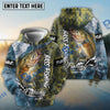 Bluejose Bass Fishing Skin Seawave Custom Name & Team Name 3D Shirts