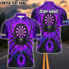 BlueJose Darts Halloween Giant Spider Triple Arrows Personalized Name, Team Name Unisex Shirt (6 Colors)