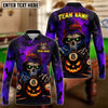 BlueJoses Billiards Halloween Grim Reaper Jack-O’-Lantern 8 Ball  Customized Name, Team Name 3D Shirt
