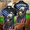 BlueJose Billiards Ball 8&9 Eagle Flag Of US Pattern Personalized Name, Team Name Unisex Shirt