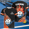BlueJose Pickleball Hellfire Personalized Name, Team Name Unisex Shirt