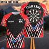 BlueJose Paint Style Darts Personalized Name, Team Name Shirt (4 Colors)