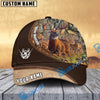 BlueJose Deer Hunting Camo Pattern Multicolor Personalized Cap