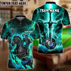 BlueJose Billiards Ball 8 Fantasy Knight Thunder Lightning Pattern Personalized Shirt (4 Colors)
