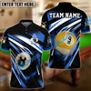 BlueJose Billiards Explosion Personalized Name, Team Name Unisex Shirt ( 6 Colors )