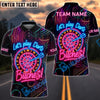 BlueJose Darts Let’s Play Darts Neon Attitude Style Personalized Name, Team Name Shirt