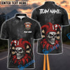 BlueJose Darts Joker Skull Master Personalized Name, Team Name Shirt (4 Colors)