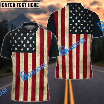 BlueJose Aged Flag Shirt