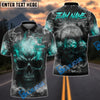 BlueJose Darts Smoke Triple Skulls Customized Name, Team Name 3D Shirt (4 Colors)