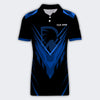 BlueJose Design Blue And Black Darts Personalized Name, Team Name Unisex Shirt
