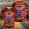 BlueJose Bowling Ten Pin Laugh Neon Design Customized Name, Team Name 3D Shirt (4 Colors)