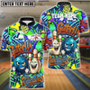 BlueJose Bowling And Pins Graffiti Funny Gutterly Ridiculous Customized Name, Team Name 3D Shirt (4 Colors)