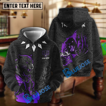 BlueJose Billiards Ball 8 Black Panther Personalized 3D Hoodie (6 Colors)