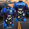 BlueJose Darts Wolf Graffiti Style Customized Name, Team Name 3D Shirt (4 Colors)